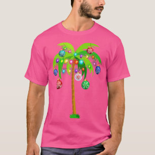 Tropen Ljus Handflatan Träd Funny Hawaii Beach T Shirt