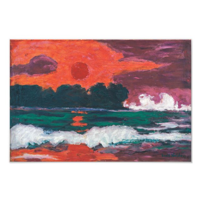 Tropensonne | Emil Nolde | Fototryck (Framsidan)