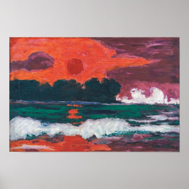 Tropensonne | Emil Nolde | Poster (Framsidan)