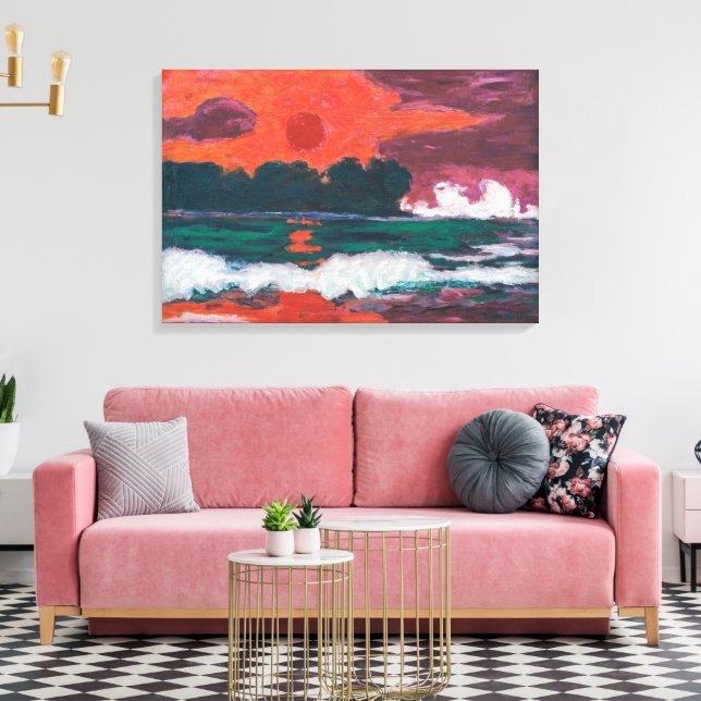 Tropensonne | Emil Nolde | Sträckat Kanvastryck (Insitu (Vardagsrum))