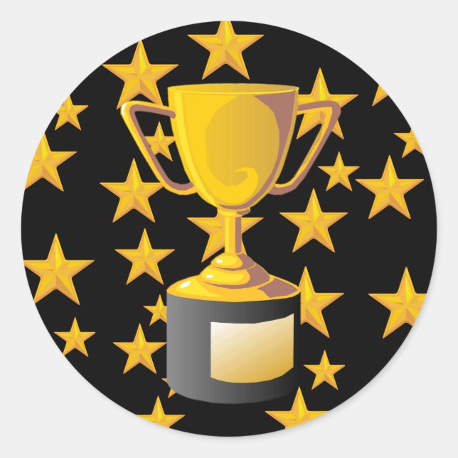 TROPHIES RUNT KLISTERMÄRKE (Framsida)