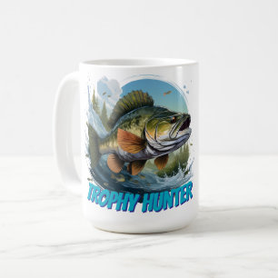Trophy Bass Hunter Anpassningsbar Kaffemugg