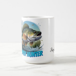 Trophy Bass Hunter Customizable Kaffemugg