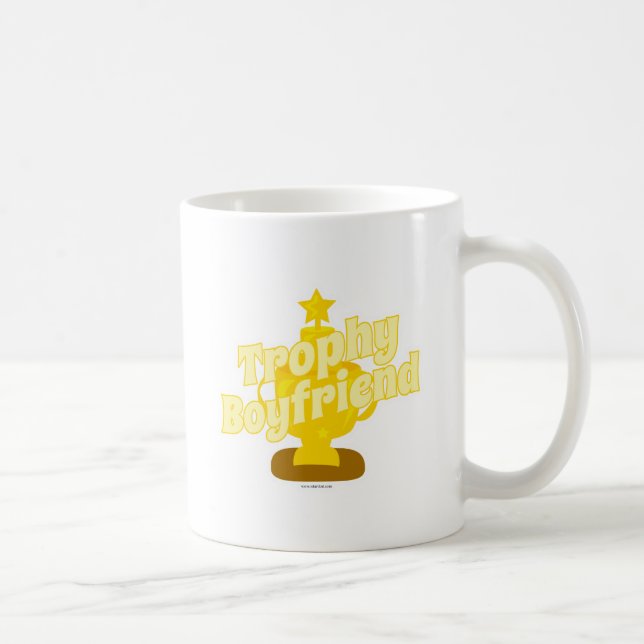 Trophy Boykompis Cheeky Humor Motto Tecknad Kaffemugg (Höger)