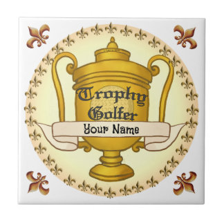 Trophy Golfer golf Kakelplatta