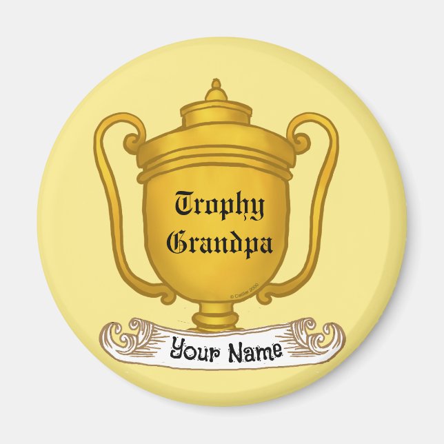 Trophy Grandpa Magnet (Framsidan)