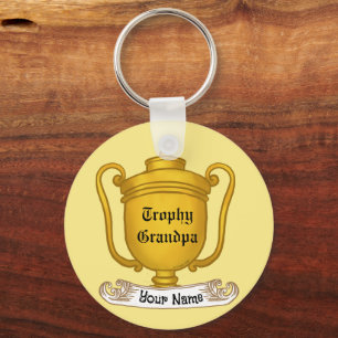 Trophy Grandpa Nyckelring