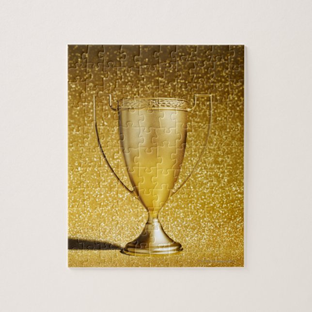 Trophy guld Kopp Pussel (Vertikal)