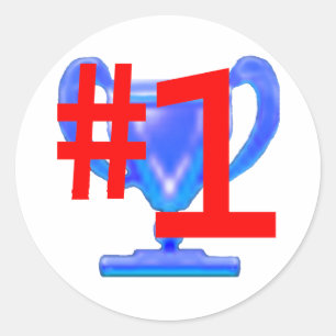 Trophy Kopp Gibney the MUSEUM Zazzle Gifts Runt Klistermärke