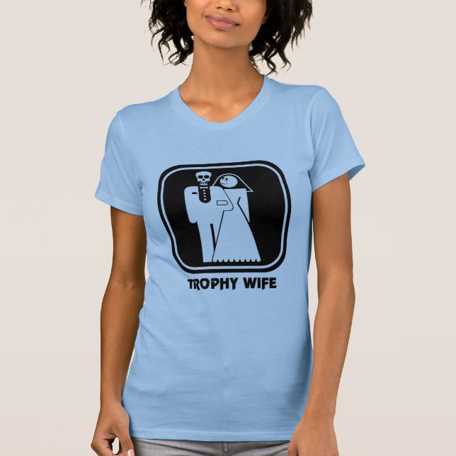 Trophy Maka Bachelorette Party Gift T-Shirt (Framsida)