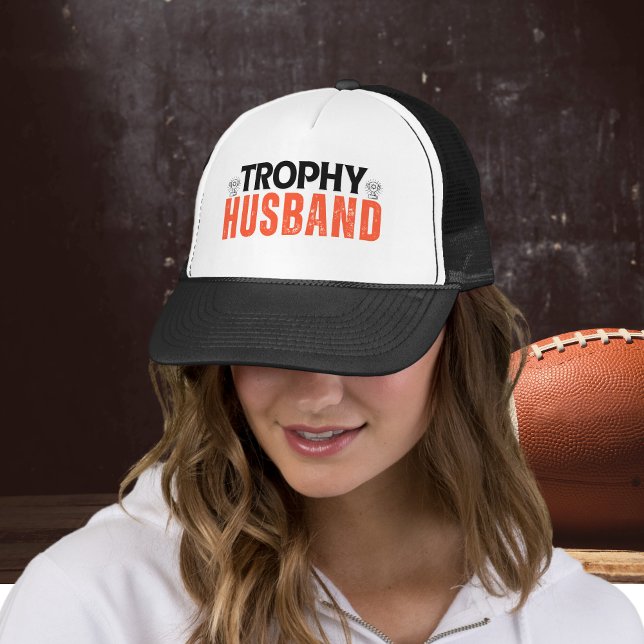 Trophy Make Pappa Cap - Funny Embroized Hat Keps (Trophy Husband: The Perfect Gift for him Trucker Hat)
