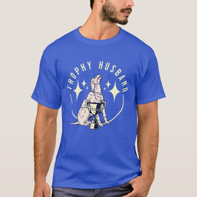 Trophy Make Puppy Hund vännerna roliga T Shirt (Framsida)