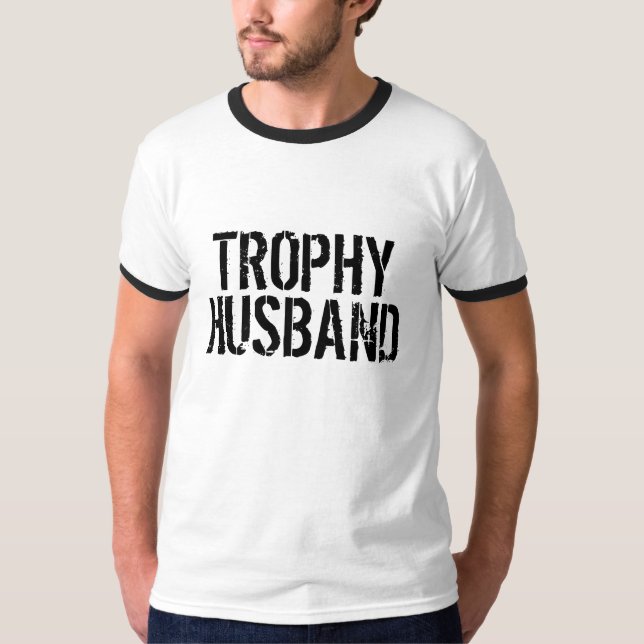 Trophy Make T Shirt för gift manar (Framsida)