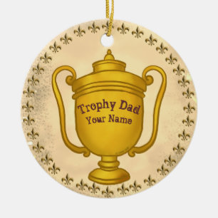 Trophy Pappa Julgransprydnad Keramik