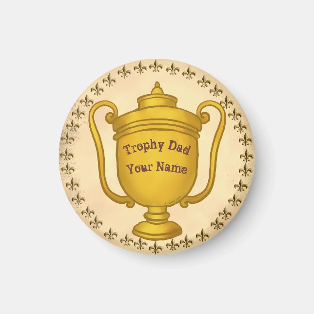Trophy Pappa Magnet (Framsidan)