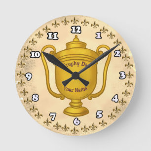 Trophy Pappa Rund Klocka