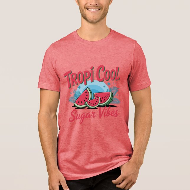 Tropi Cool Sugar Vibes  T Shirt (Framsida)