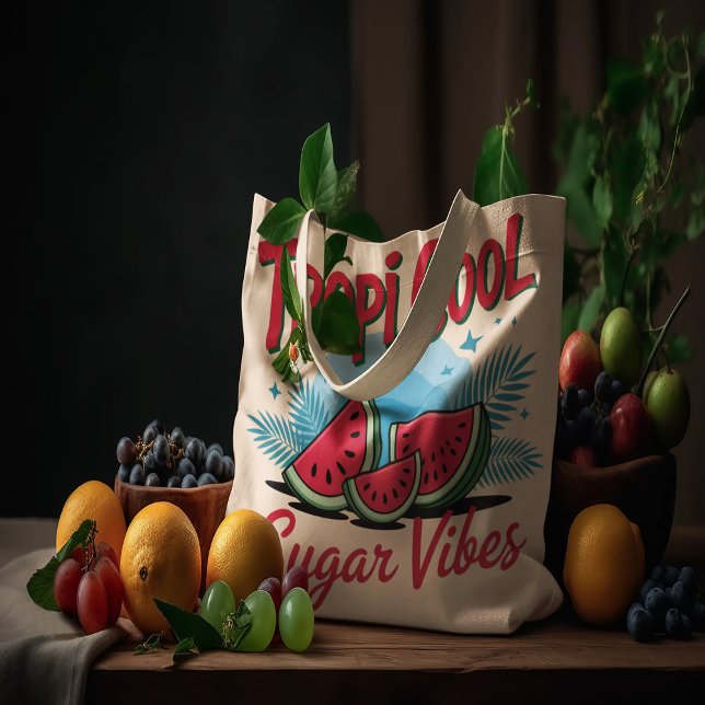 Tropi Cool Sugar Vibes  Tygkasse (Tropi Cool Sugar Vibes Tote Bag)
