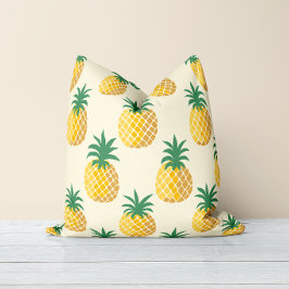 Tropic Gold Ananas Gula Nyanser Kudde