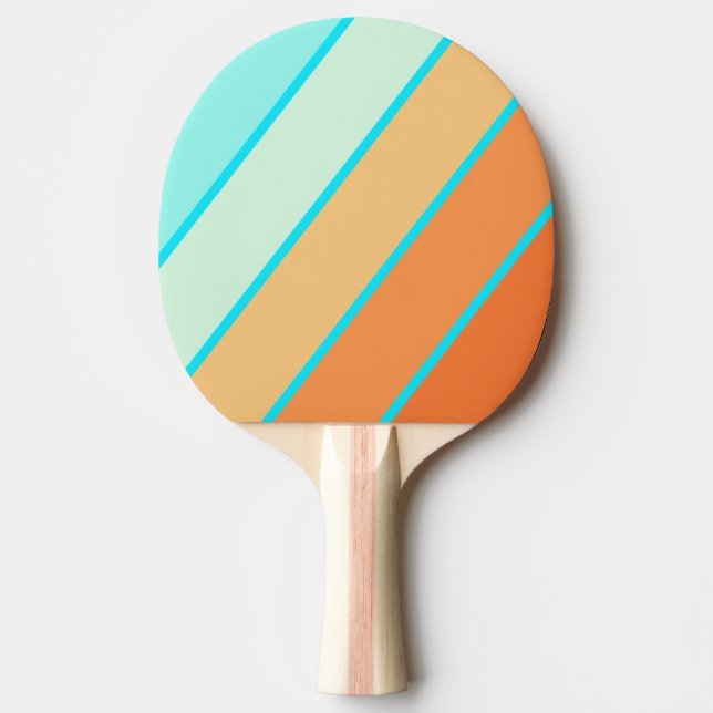 Tropic Splash Bold Randig Pingisracket (Framsidan)