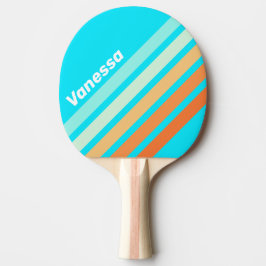 Tropic Splash Diagonal Rand med Namn Pingisracket