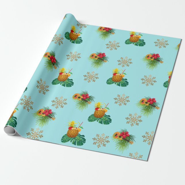 Tropica Jul Wrapping Papper Presentpapper (Utrullad)