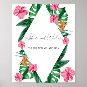 Tropical - Advice and Önskemål for Newlyweds Poster