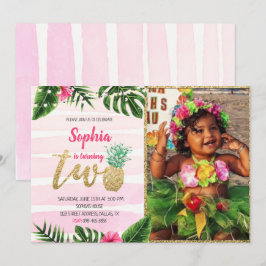 Tropical Aloha 2-dagars inbjudan med foto