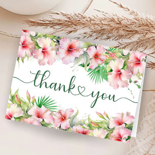 Tropical Aloha Baby Shower, mappat tackkort