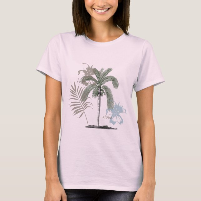 Tropical Aloha Tee Shirt (Framsida)
