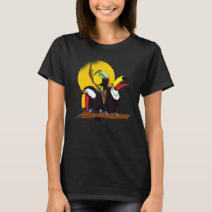 Tropical Animal Exotic Toucan från regnskog T Shirt