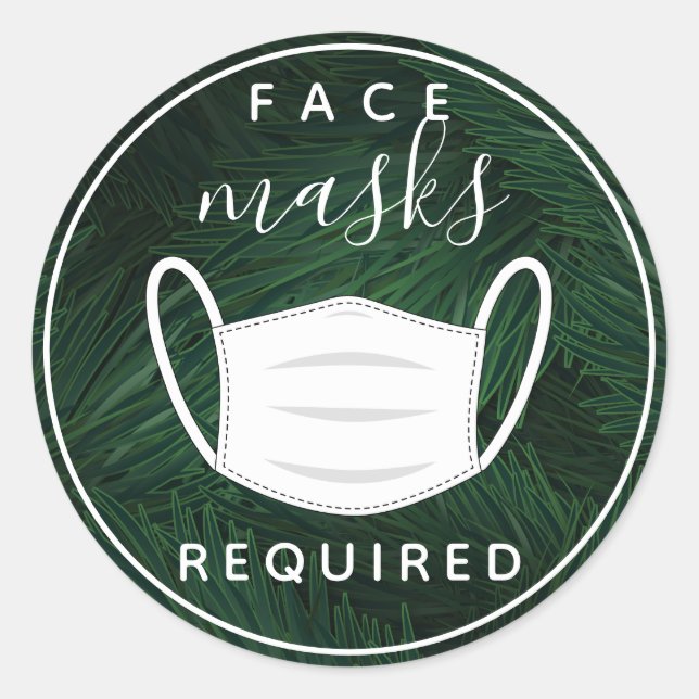 Tropical Ansikte mask krävde etikett (Framsida)