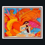 Tropical Asian Art Deco Print ca. 1934-16x20 Poster<br><div class="desc">Kraftfull färgad,  Tropical Asian Art Deco-utskrift - 16 x 20</div>