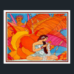 Tropical Asian Art Deco Print ca. 1934-16x20 Poster<br><div class="desc">Kraftfull färgad,  Tropical Asian Art Deco-utskrift - 16 x 20</div>