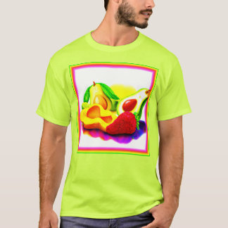Tropical Avocado, Strawberry och Mango. Köp nu T Shirt