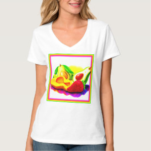 Tropical Avocado, Strawberry och Mango. Köp nu T Shirt