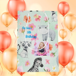 Tropical Baby djur Gift Bag för barn Birthday