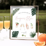 Tropical Bachelorette Party Hangover Station-tecke Poster<br><div class="desc">Ställ in en hangoverassistans station på din bachelorette Party helg och avsluta av den med den här söta personligens framskjutna skylt! Om du undrar vad du ska ta med i en bachelorette Party hangover station, tänka om smärtlindring, vatten, masker från öga, störd magtillfrisknande, vätskeförpackningar eller dryckesblandare med mera.. Lägg allt...</div>