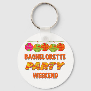 Tropical Bachelorette Party Helg Nyckelring