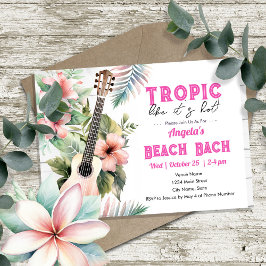 Tropical Bachelorette Party Inbjudningar