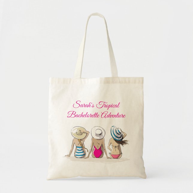 Tropical Bachelorette Tygkasse (Framsidan)