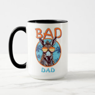 Tropical Badass Pappa Pun Lycklig Donkey Exotic Vi Mugg