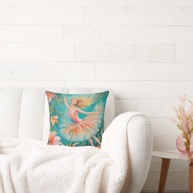 Tropical Ballerina II Pillow Kudde (Soffa)