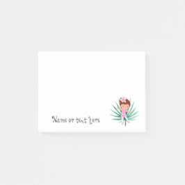 Tropical Ballerina Post-it Block