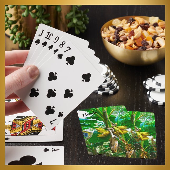 Tropical Banana Handflatan Träd St Augustine Flori Casinokort (Skapare uppladdad)