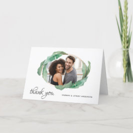 Tropical Banana Löv Tack med Photo