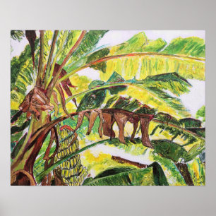 Tropical Banana Träd Poster