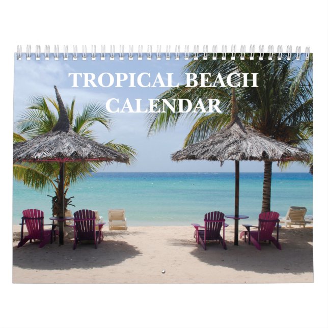 Tropical Beach 2025 Kalender (Omslag)