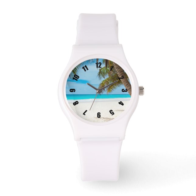 Tropical Beach Armbandsur (Framsida)