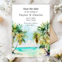 Tropical Beach Destination Wedding